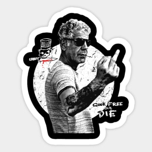 Anthony Bourdain || Vintage Sticker